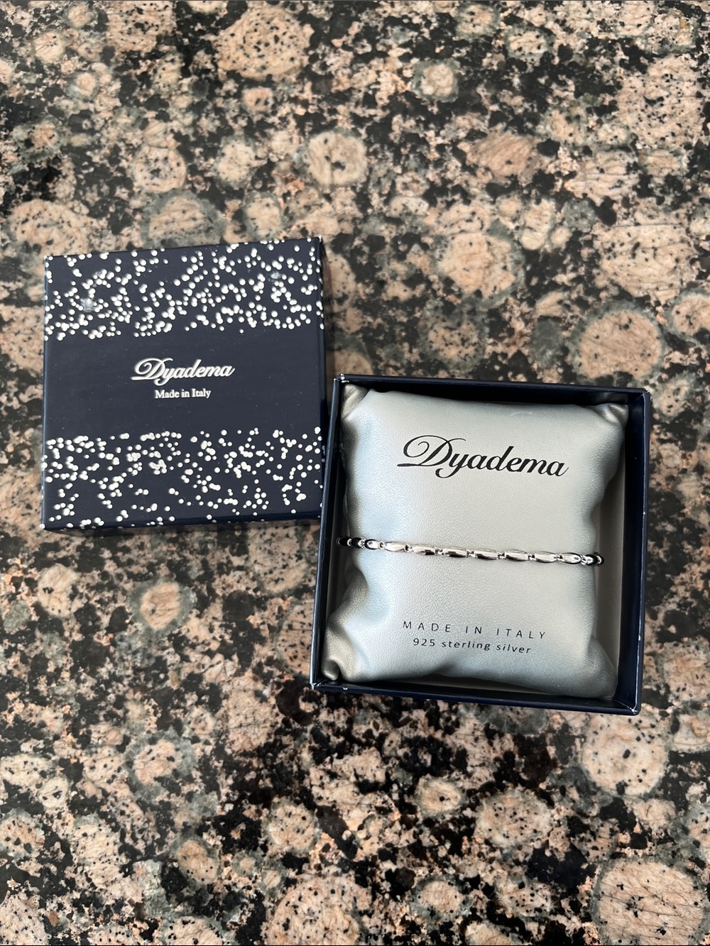 Sterling silver bracelet - adjustable